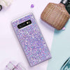 F Samsung Galaxy S21 + Note 20 Ultra S20 FE Shockproof Bling Glitter Case Cover