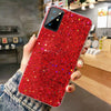 F Samsung Galaxy S21 + Note 20 Ultra S20 FE Shockproof Bling Glitter Case Cover