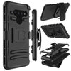 For LG V50 ThinQ Shockproof TPU Hard Hybrid Clip Holster Stand Phone Case Cover