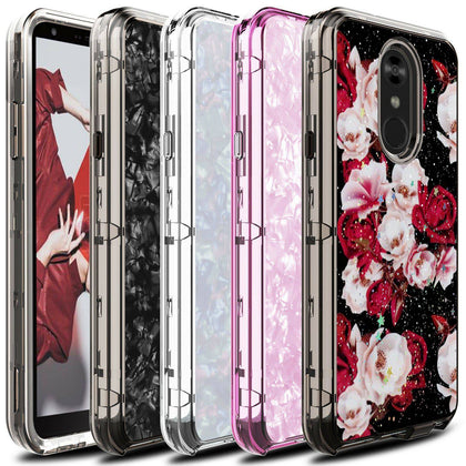 For LG Stylo 4/4 Plus Phone Case Shockproof Bling Glitter Hybrid Rubber Cover - Place Wireless