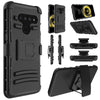 For LG V50 ThinQ Shockproof TPU Hard Hybrid Clip Holster Stand Phone Case Cover