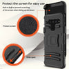 For LG V50 ThinQ Shockproof TPU Hard Hybrid Clip Holster Stand Phone Case Cover