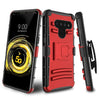 For LG V50 ThinQ Shockproof TPU Hard Hybrid Clip Holster Stand Phone Case Cover