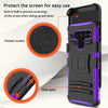 For LG V50 ThinQ Shockproof TPU Hard Hybrid Clip Holster Stand Phone Case Cover