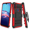 For Motorola Moto E (2020)/E7/E6 Phone Case Shockproof Belt Clip Kickstand Cover