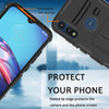 For Motorola Moto E (2020)/E7/E6 Phone Case Shockproof Belt Clip Kickstand Cover