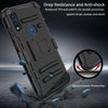 For Motorola Moto E (2020)/E7/E6 Phone Case Shockproof Belt Clip Kickstand Cover