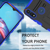 For Motorola Moto E (2020)/E7/E6 Phone Case Shockproof Belt Clip Kickstand Cover