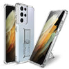 For Samsung Galaxy S21 Ultra,S21 Plus,S21 5G Case Crystal Clear Kickstand Cover