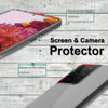 For Samsung Galaxy S21 Ultra,S21 Plus,S21 5G Case Crystal Clear Kickstand Cover