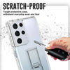 For Samsung Galaxy S21 Ultra,S21 Plus,S21 5G Case Crystal Clear Kickstand Cover