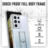 For Samsung Galaxy S21 Ultra,S21 Plus,S21 5G Case Crystal Clear Kickstand Cover