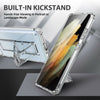 For Samsung Galaxy S21 Ultra,S21 Plus,S21 5G Case Crystal Clear Kickstand Cover