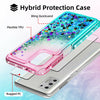 For Motorola Moto G Stylus 2021 Bling Liquid Case Defender Cover /Tempered Glass