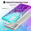 For Motorola Moto G Stylus 2021 Bling Liquid Case Defender Cover /Tempered Glass