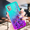 For Motorola Moto G Stylus 2021 Bling Liquid Case Defender Cover /Tempered Glass