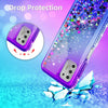 For Motorola Moto G Stylus 2021 Bling Liquid Case Defender Cover /Tempered Glass