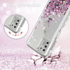 For Motorola Moto G Stylus 2021 Bling Liquid Case Defender Cover /Tempered Glass