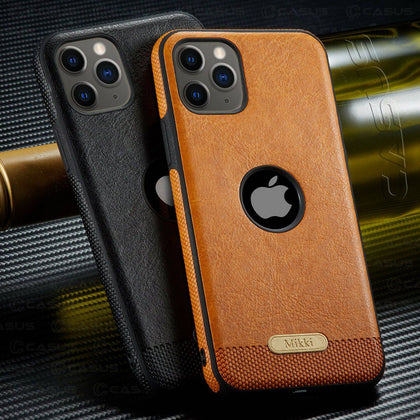 For Apple iPhone 11/ 11 Pro / 11 Pro  Max SLIM Luxury Leather Back Ultra Thin TPU Case Cover - Place Wireless