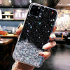 For iPhone 12 11 Pro XS MAX XR 8/7/6 Slim Cute Case Glitter Sparkle Clear Cover