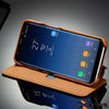 For Galaxy Note 10/9/8 S10/S9 Plus Leather Wallet Stand Thin Slim Case Cover