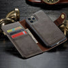 For iPhone 11 Leather Removable Wallet Magnetic Flip Card Case Cover, PhoneModel - Compatible with iPhone 11 (6.1 inch)