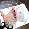 For iPhone 12 11 Pro XS MAX XR 8/7/6 Slim Cute Case Glitter Sparkle Clear Cover