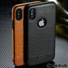 for iPhone X & 8/7/6s Plus SLIM Luxury Leather Back Ultra Thin TPU Case Cover