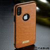 for iPhone X & 8/7/6s Plus SLIM Luxury Leather Back Ultra Thin TPU Case Cover