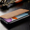 Leather Back Wallet Magnetic Flip Cover Slim Case For iPhone 12/11 Pro XS MAX XR