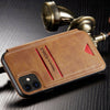 Leather Back Wallet Magnetic Flip Cover Slim Case For iPhone 12/11 Pro XS MAX XR