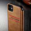 Leather Back Wallet Magnetic Flip Cover Slim Case For iPhone 12/11 Pro XS MAX XR