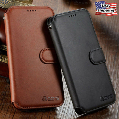 Leather Wallet Flip Card Holder Cover Case For iPhone 12 11 PRO MAX XR XS 8 Plus - Place Wireless