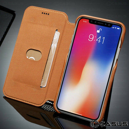 Luxury Leather Wallet Stand Thin Slim Case Cover for Apple  iPhone 11 / 11  Pro  /11 Pro MAX  / XS / 8 Plus / 7plus / 8 /7 /6s Plus /6S - Place Wireless