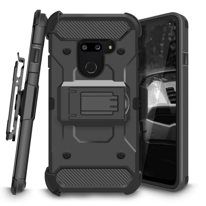 For LG Stylo 5 4 3 G8 K30 V50 Q7 Holster Case Rugged Heavy Duty Kickstand Cover - Place Wireless