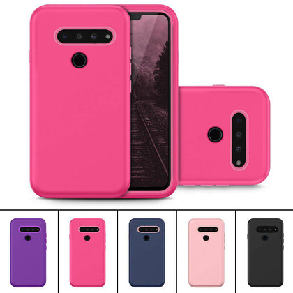 For LG V50 ThinQ 2019 Soft Silicone Hard Shell Shockproof Protector Case Cover - Place Wireless