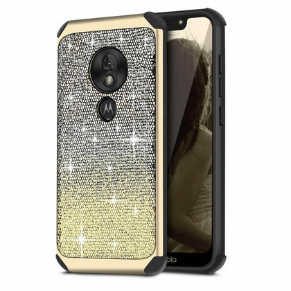 For Motorola Moto G7 Play,G7 Optimo Slim Luxury Shiny Glitter Air Cushion Shockproof Case - Place Wireless