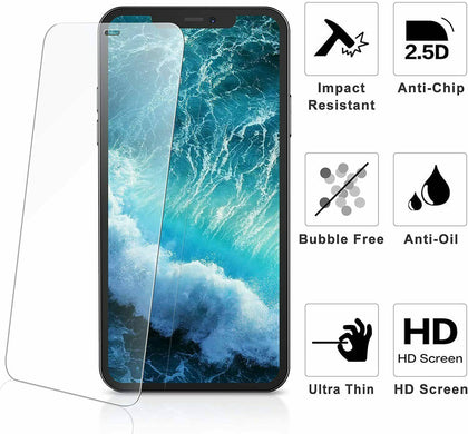 4 Pack iPhone 12 Pro max mini iPhone 12 Pro Max Tempered Glass Screen Protector - Place Wireless