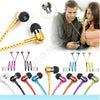 Zipper Wired 3.5mm Jack Earbuds Earphones In-Ear Stereo Headset With Microphone