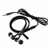 Zipper Wired 3.5mm Jack Earbuds Earphones In-Ear Stereo Headset With Microphone