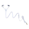 Zipper Wired 3.5mm Jack Earbuds Earphones In-Ear Stereo Headset With Microphone