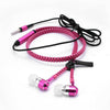 Zipper Wired 3.5mm Jack Earbuds Earphones In-Ear Stereo Headset With Microphone