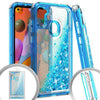 for Samsung Galaxy A11 Transparent Armor Impact Hybrid Case Cover +Prytool