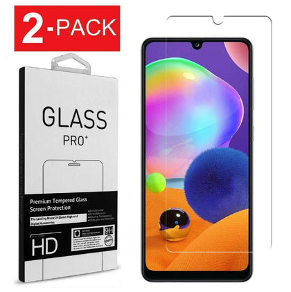 2-Pack Tempered Glass Film Screen Protector for Samsung Galaxy A01, A11, A21, A31 - Place Wireless