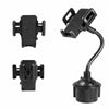 Universal Adjustable Gooseneck Cup Cradle Car Mount Holder For Cell Phone GPS