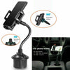 Universal Adjustable Gooseneck Cup Cradle Car Mount Holder For Cell Phone GPS