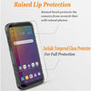 For LG K40 / Harmony 3/Xpression Plus 2/Solo LTE Case +Tempered Glass Protector