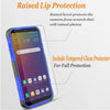 For LG K40 / Harmony 3/Xpression Plus 2/Solo LTE Case +Tempered Glass Protector