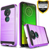 For Motorola Moto G7 Play,G7 Optimo Phone Case Cover +Tempered Glass Protector