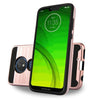 For Motorola Moto G7 Play,G7 Optimo Phone Case Cover +Tempered Glass Protector